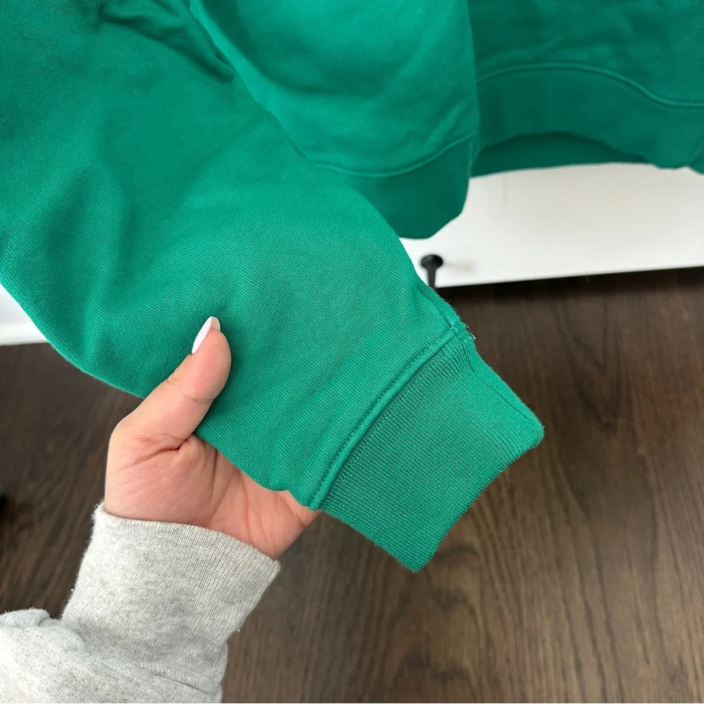 SET Active💚 Heavyweight Sweats Green Crewneck - Picture 3 of 8